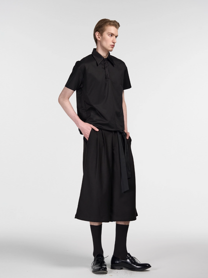 SATIN PLEAT CULOTTES