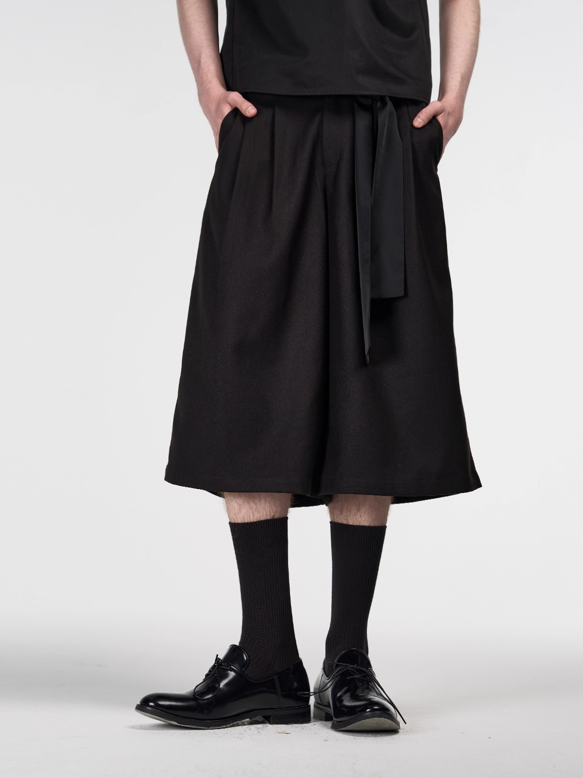 SATIN PLEAT CULOTTES