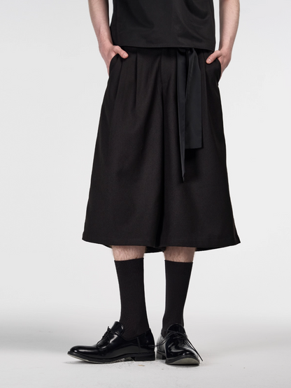 SATIN PLEAT CULOTTES