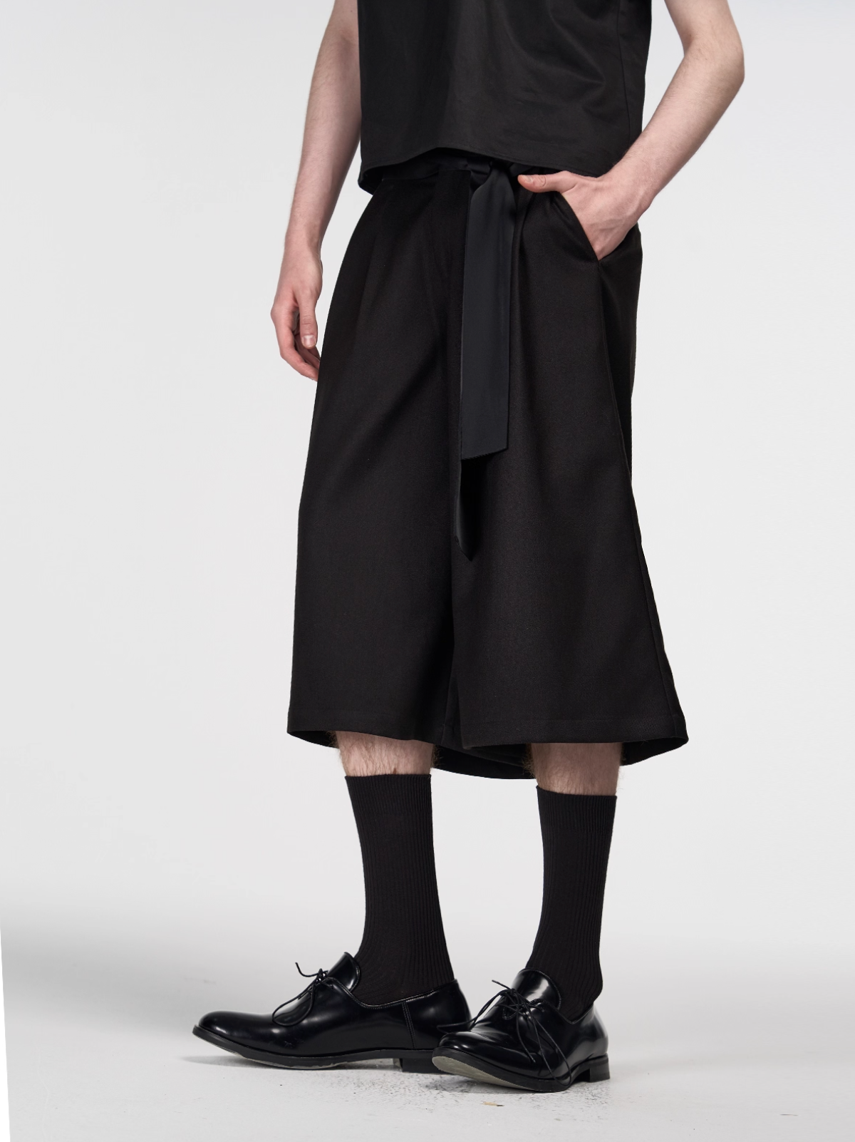 SATIN PLEAT CULOTTES