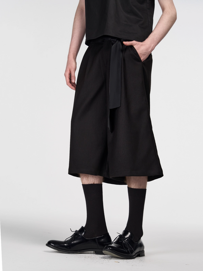 SATIN PLEAT CULOTTES