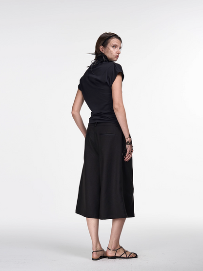 SATIN PLEAT CULOTTES