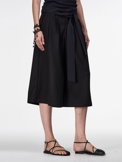 SATIN PLEAT CULOTTES
