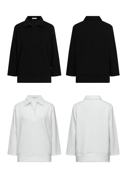 HALF ZIP T-SHIRT