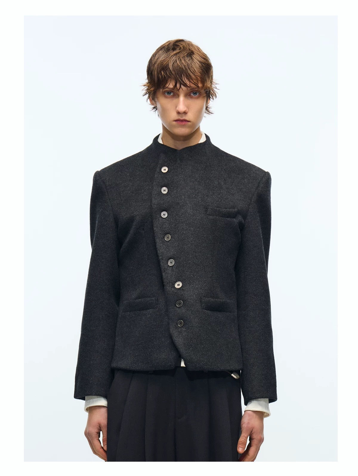 CHIC WOOL CROPPED JACKET