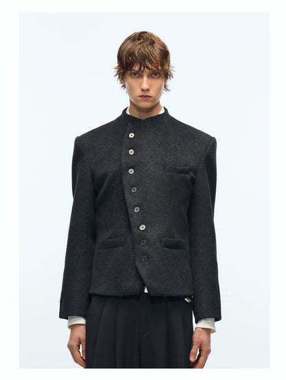 CHIC WOOL CROPPED JACKET