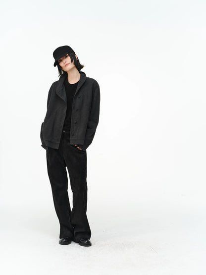 SILK WOOL CARDIGAN SHIRT