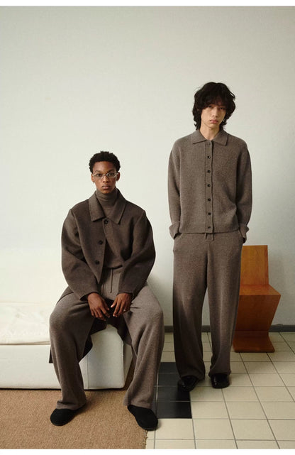 MERINO WOOL CASHMERE BLEND SWEATER