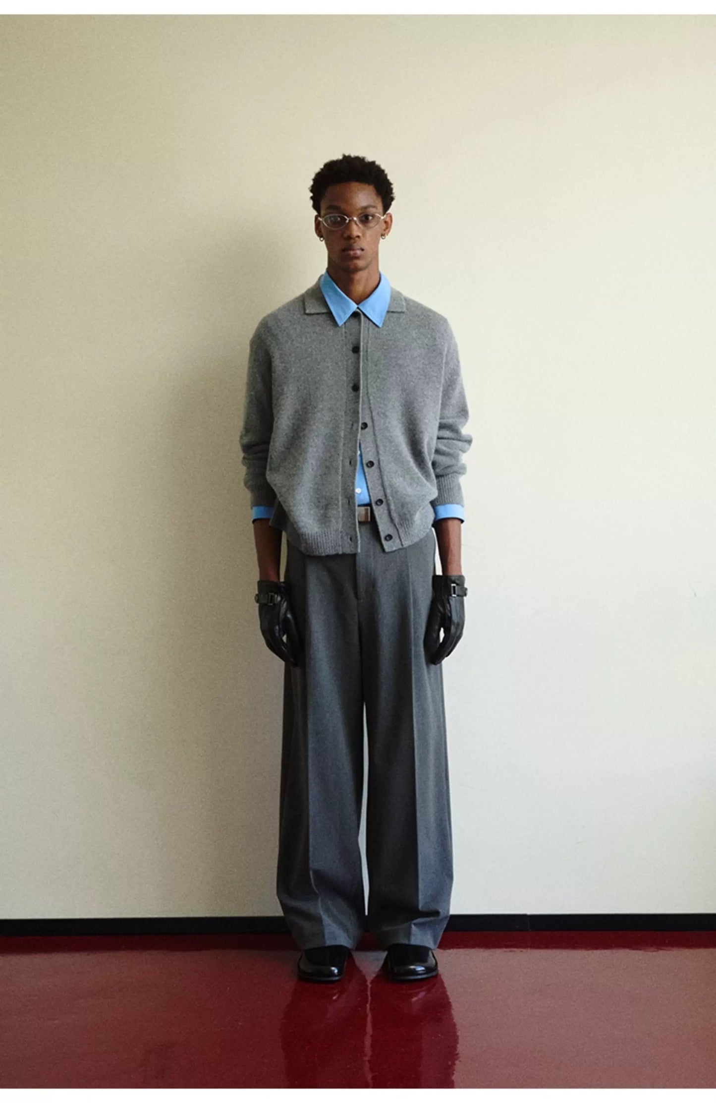 MERINO WOOL CASHMERE BLEND SWEATER