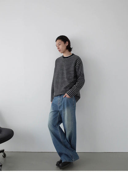 VINTAGE STRIPED RELAXED T-SHIRT