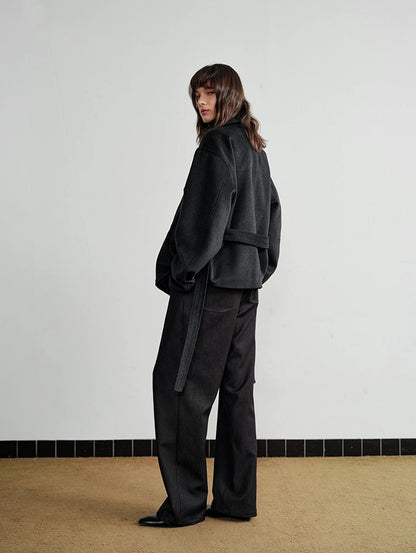 DOUBLE-FACED WOOL JACKET