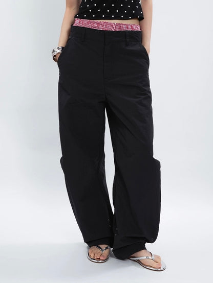 CRINKLE BALLOON PANTS