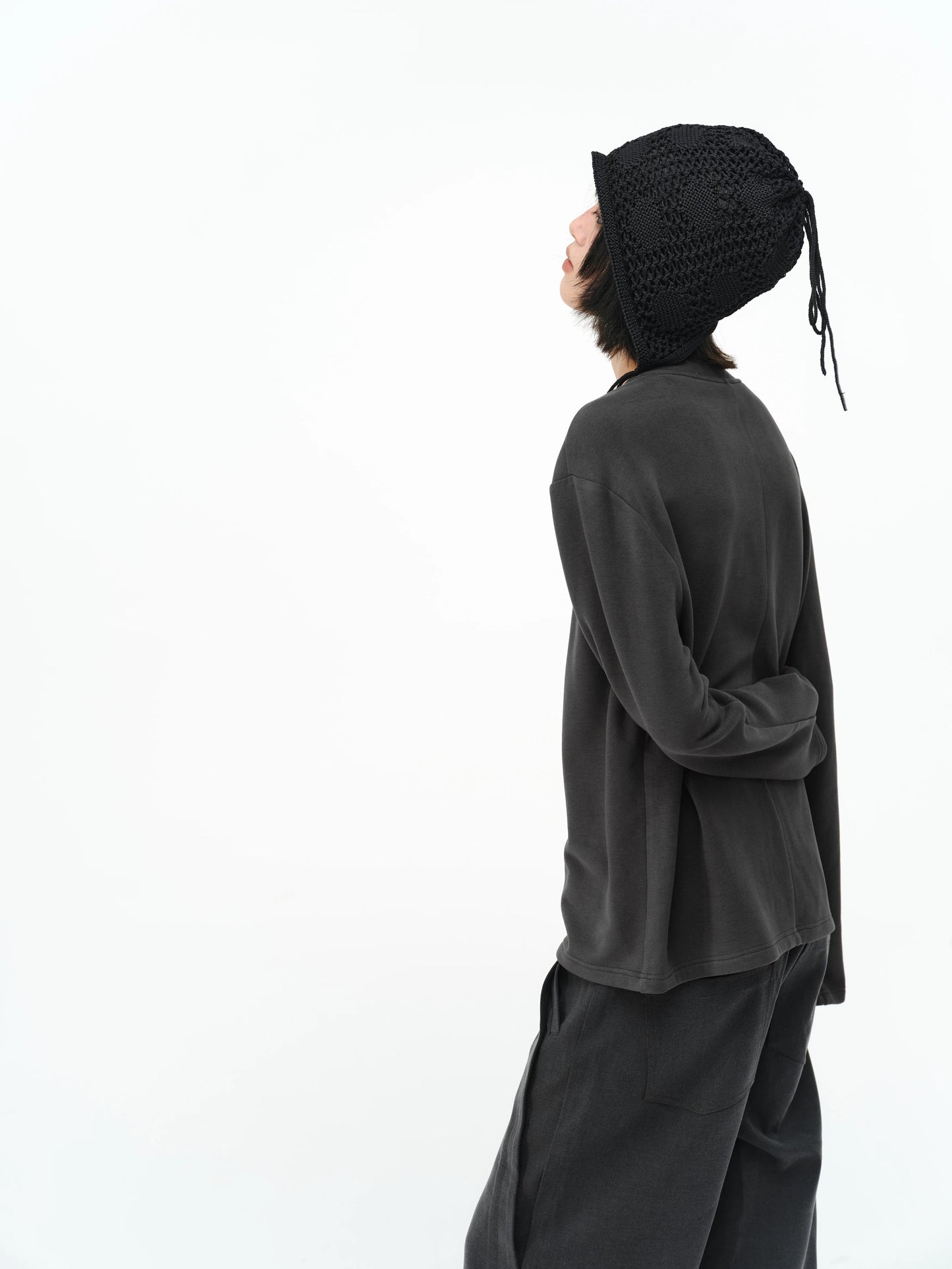 WARM V-NECK MERINO WOOL TOP