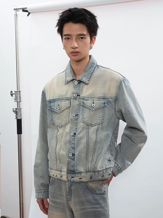VINTAGE WASH DENIM JACKET