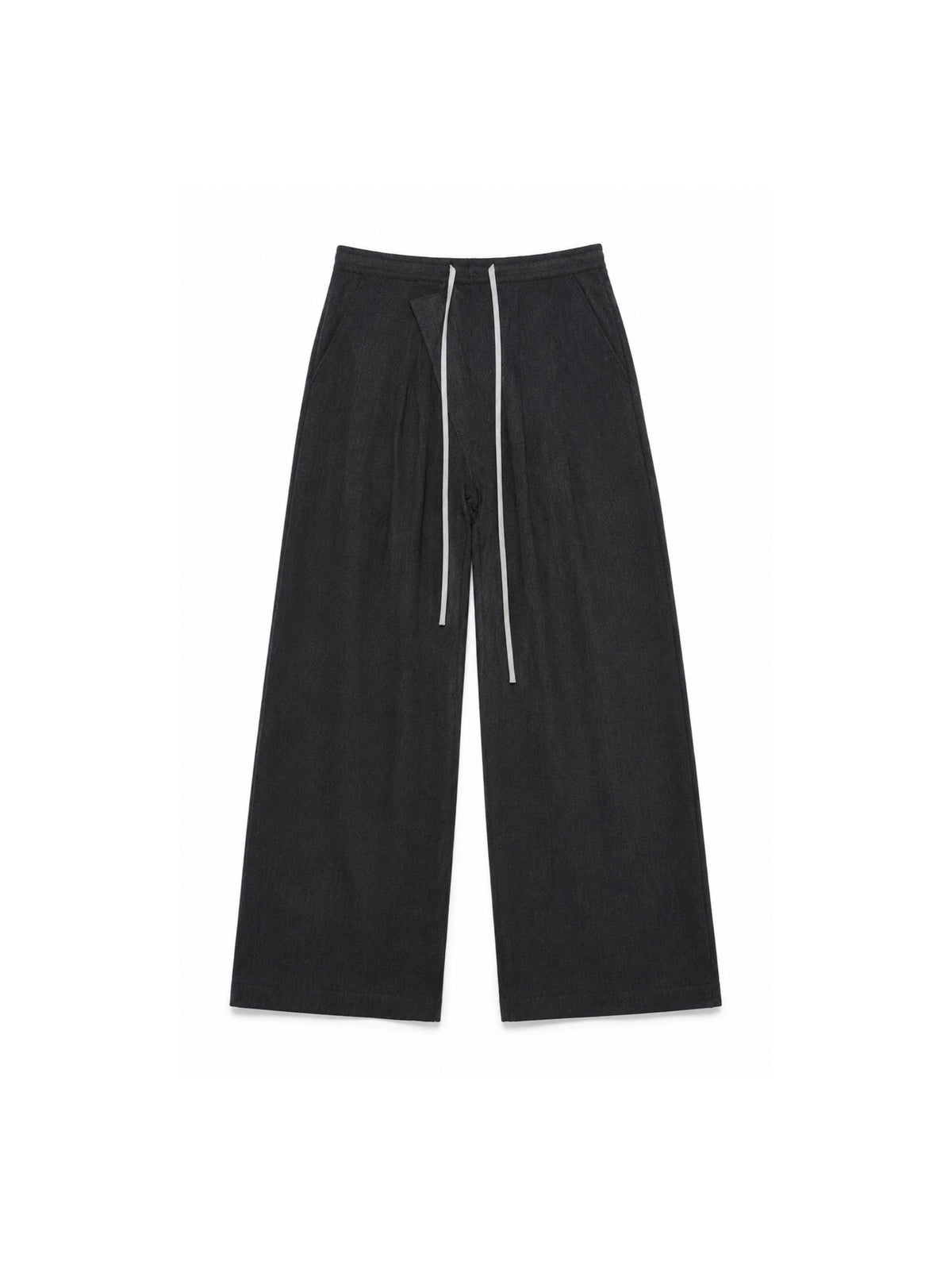 3D SLANT PLACKET CASUAL PANTS