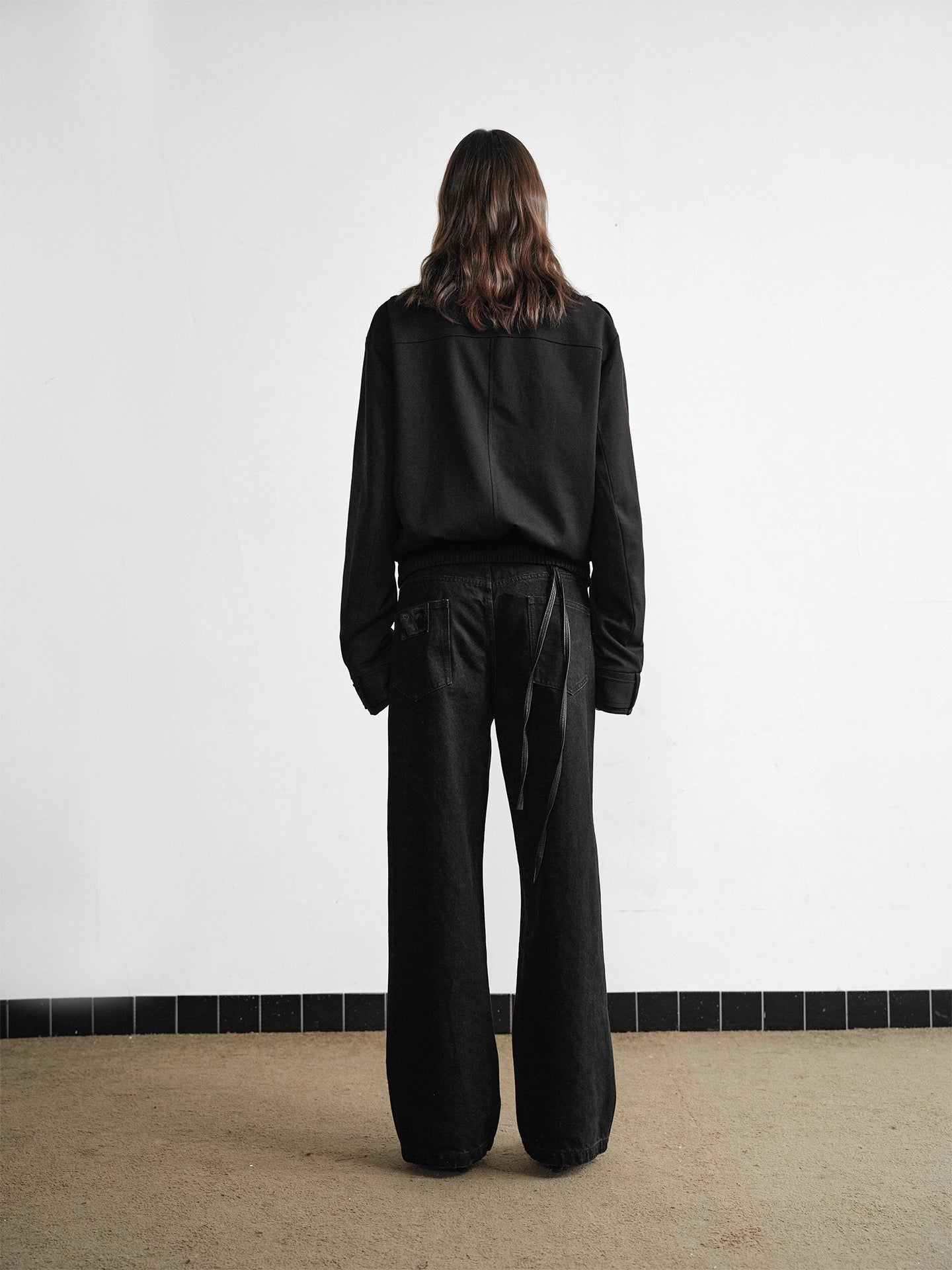 CASUAL WOOL BLEND HARRINGTON JACKET