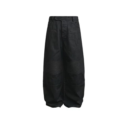 COATED BIKER CAPRI PANTS