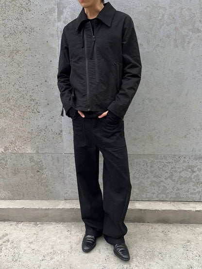 SLANT ZIP SHORT JACKET
