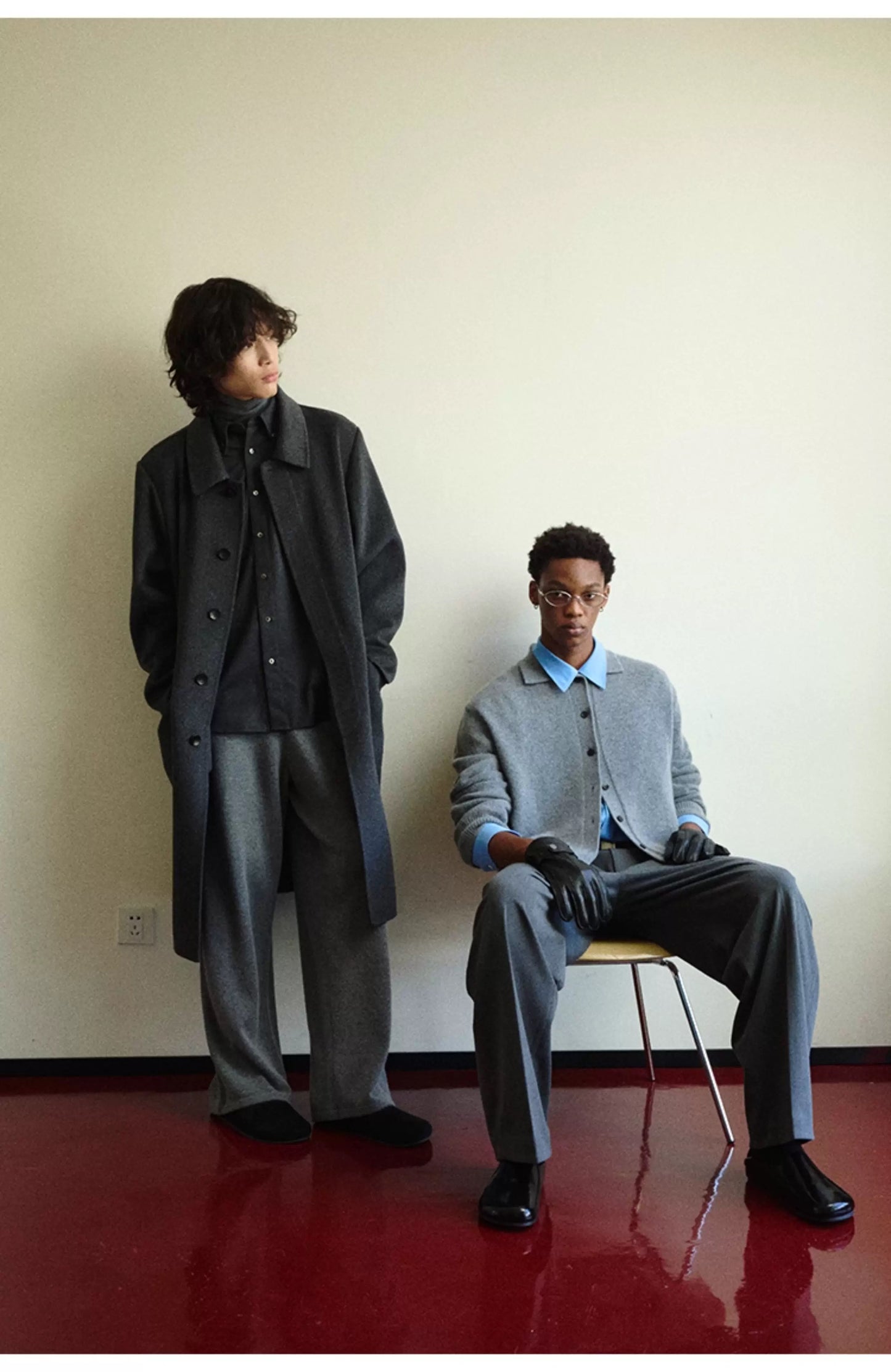 MERINO WOOL CASHMERE BLEND SWEATER