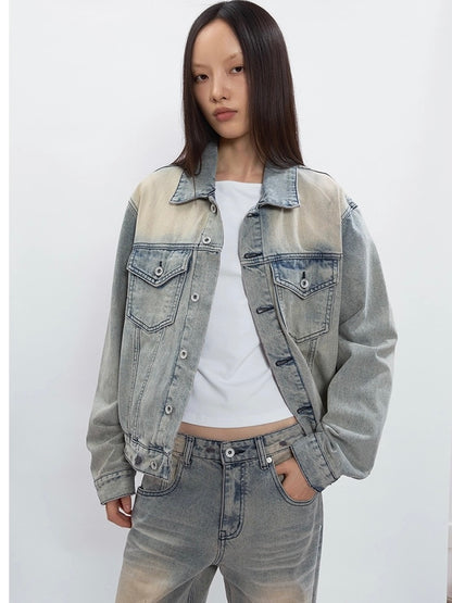VINTAGE WASH DENIM JACKET