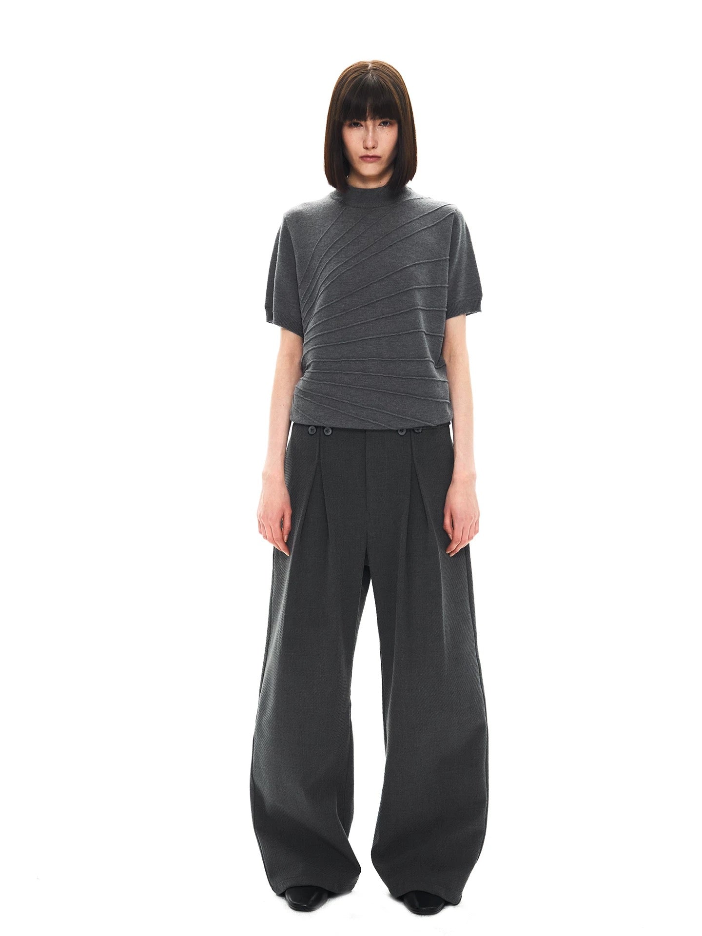 STRAIGHT LEG SUIT PANTS