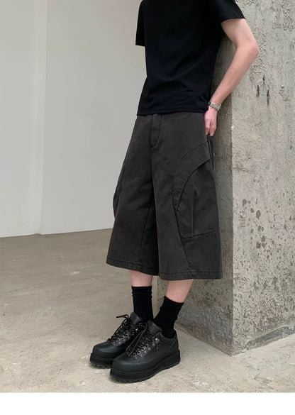 DECONSTRUCTED WORK SHORTS