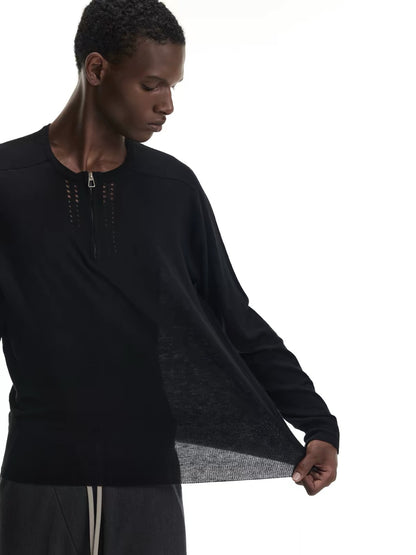 LIGHTWEIGHT WOOL-BLEND LONG SLEEVE