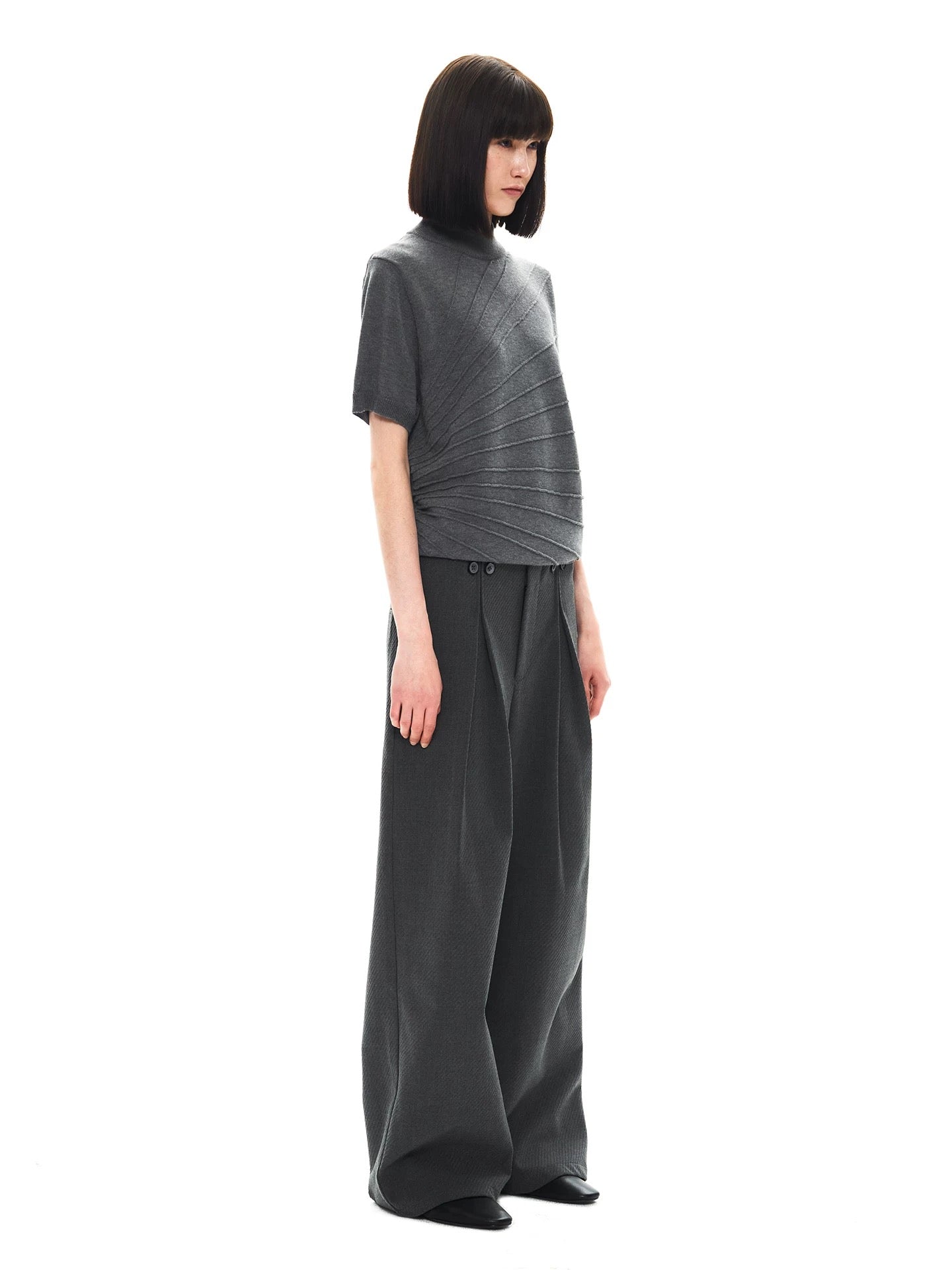 STRAIGHT LEG SUIT PANTS