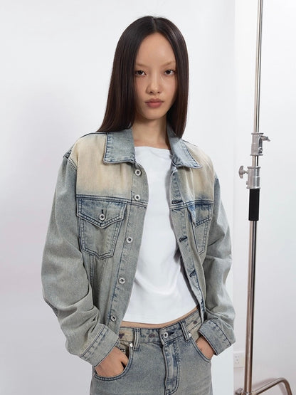VINTAGE WASH DENIM JACKET