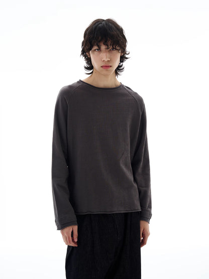 TEXTURED COTTON LINEN TAILORED SHIRT