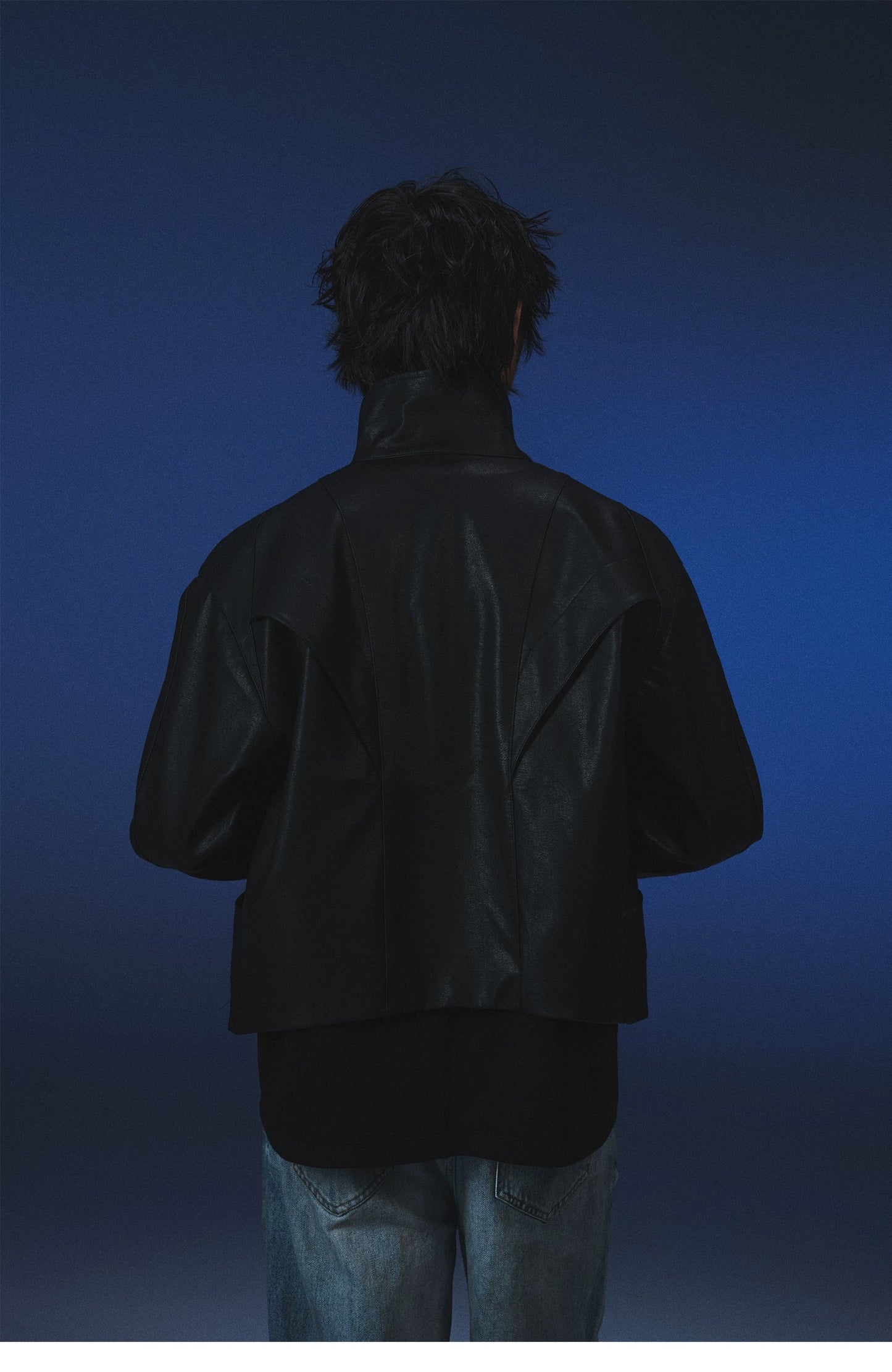 3D MACHETE LEATHER JACKET