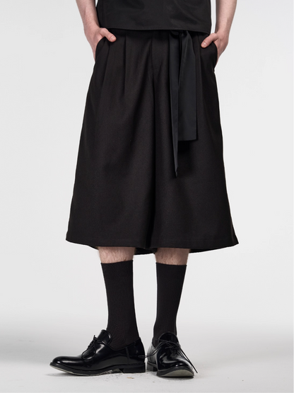 SATIN PLEAT CULOTTES