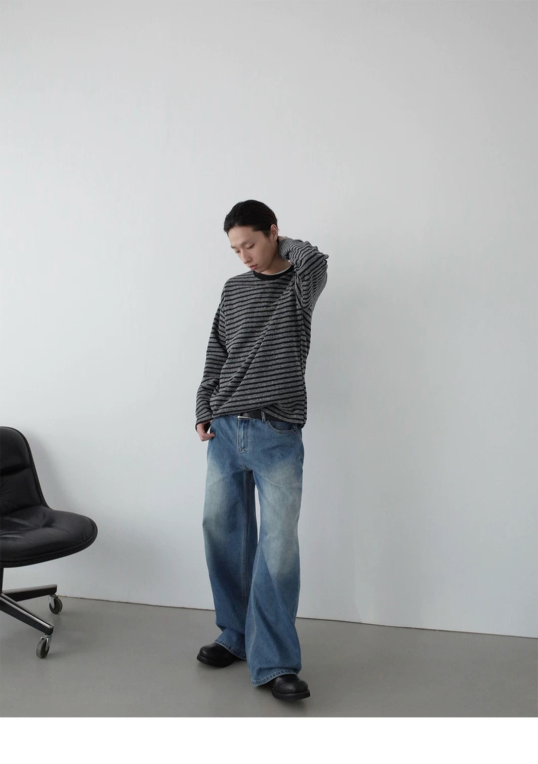 VINTAGE STRIPED RELAXED T-SHIRT