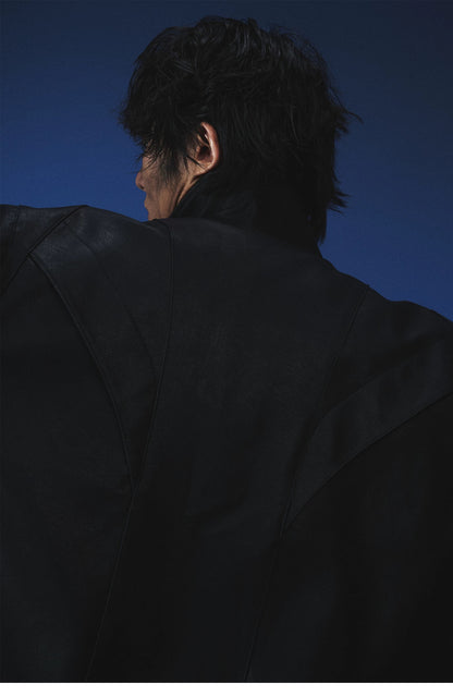 3D MACHETE LEATHER JACKET