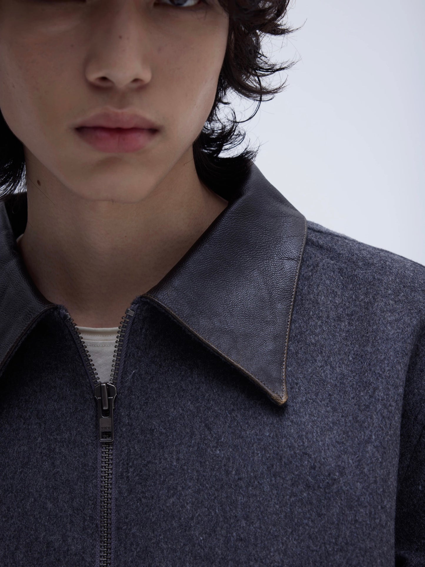 WOOL TWEED PATCHWORK JACKET