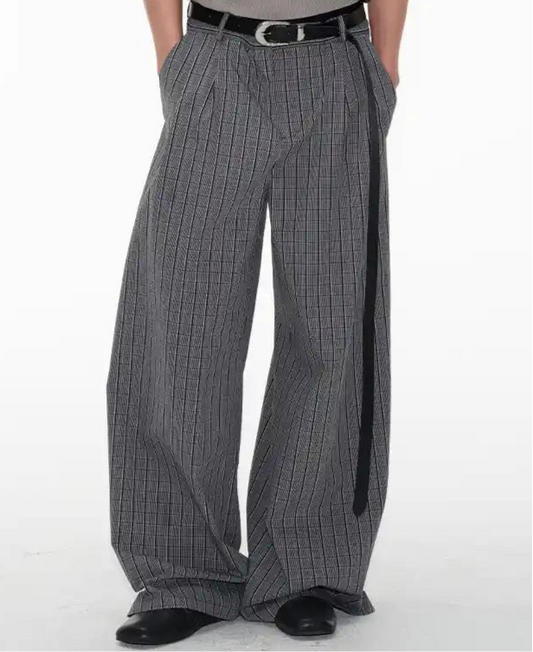PLAID PANTS