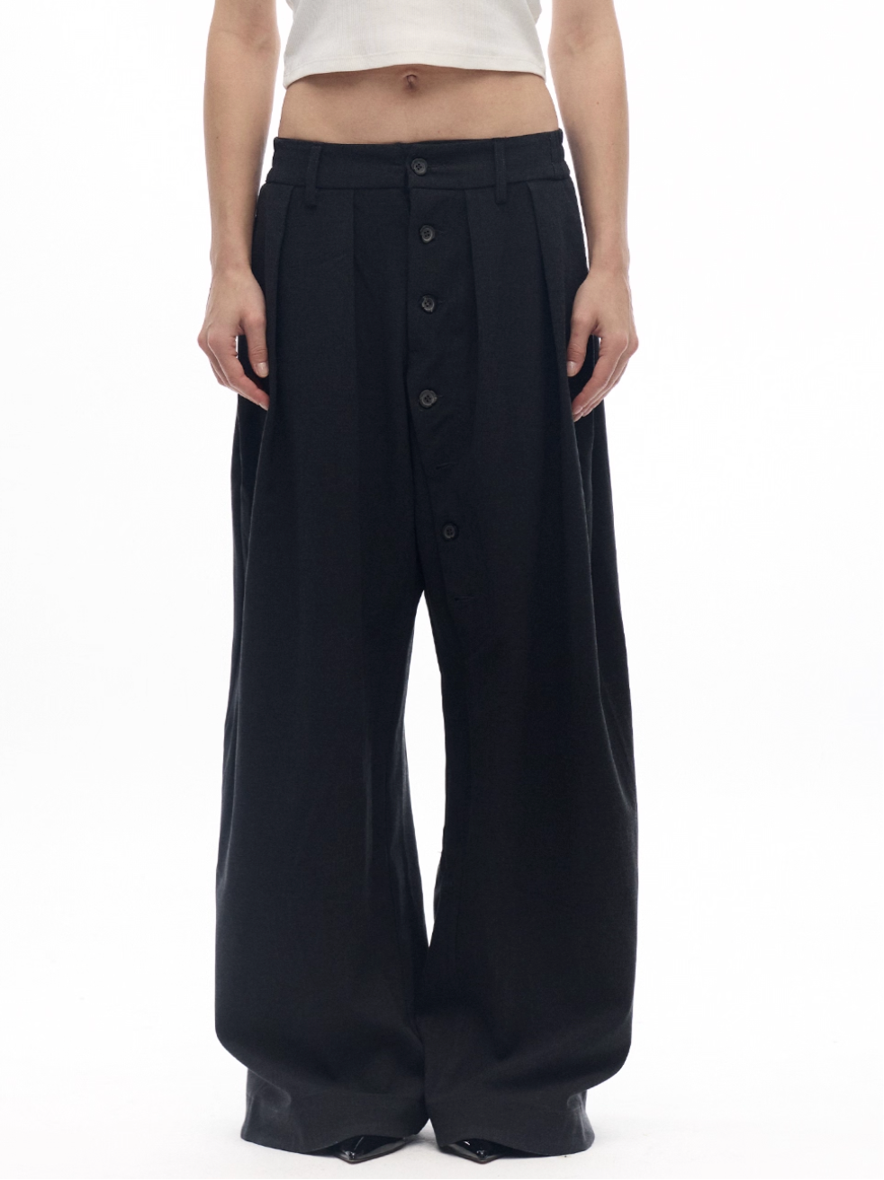 ECLIPSE PLEAT TROUSERS
