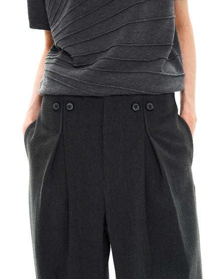 STRAIGHT LEG SUIT PANTS