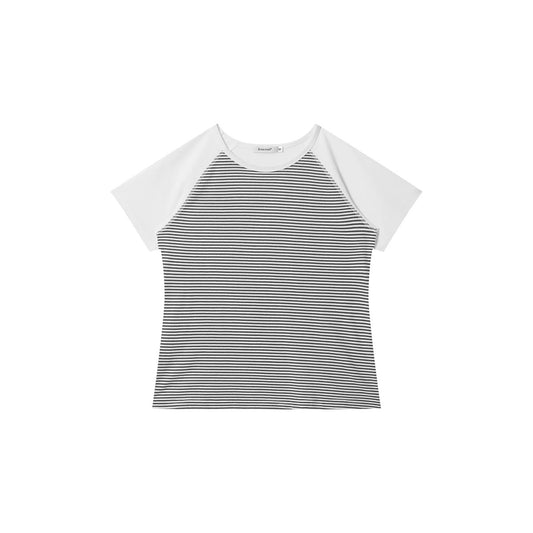 RAGLAN BORDER TEE