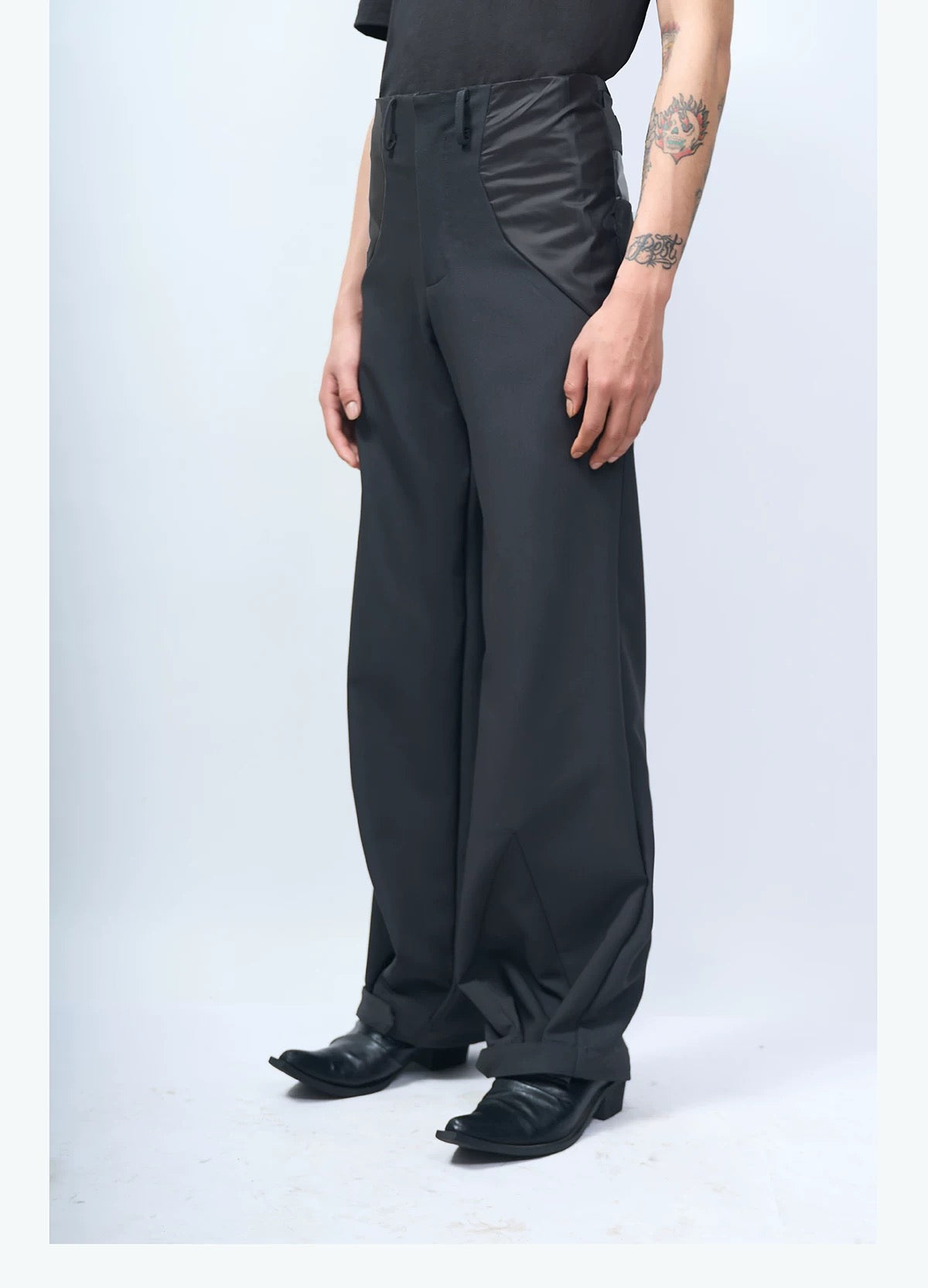 PATCHWORK ADJUSTABLE PANTS