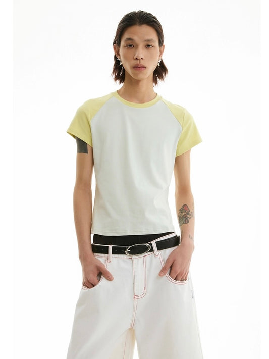 CONTRAST RAGLAN TEE