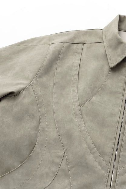 3D MACHETE LEATHER JACKET