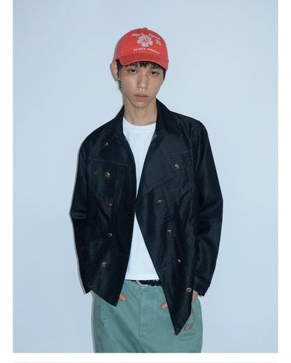 DENIM CHIVALRY SHIRT JACKET