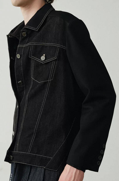 DECONSTRUCTED DENIM BLAZER
