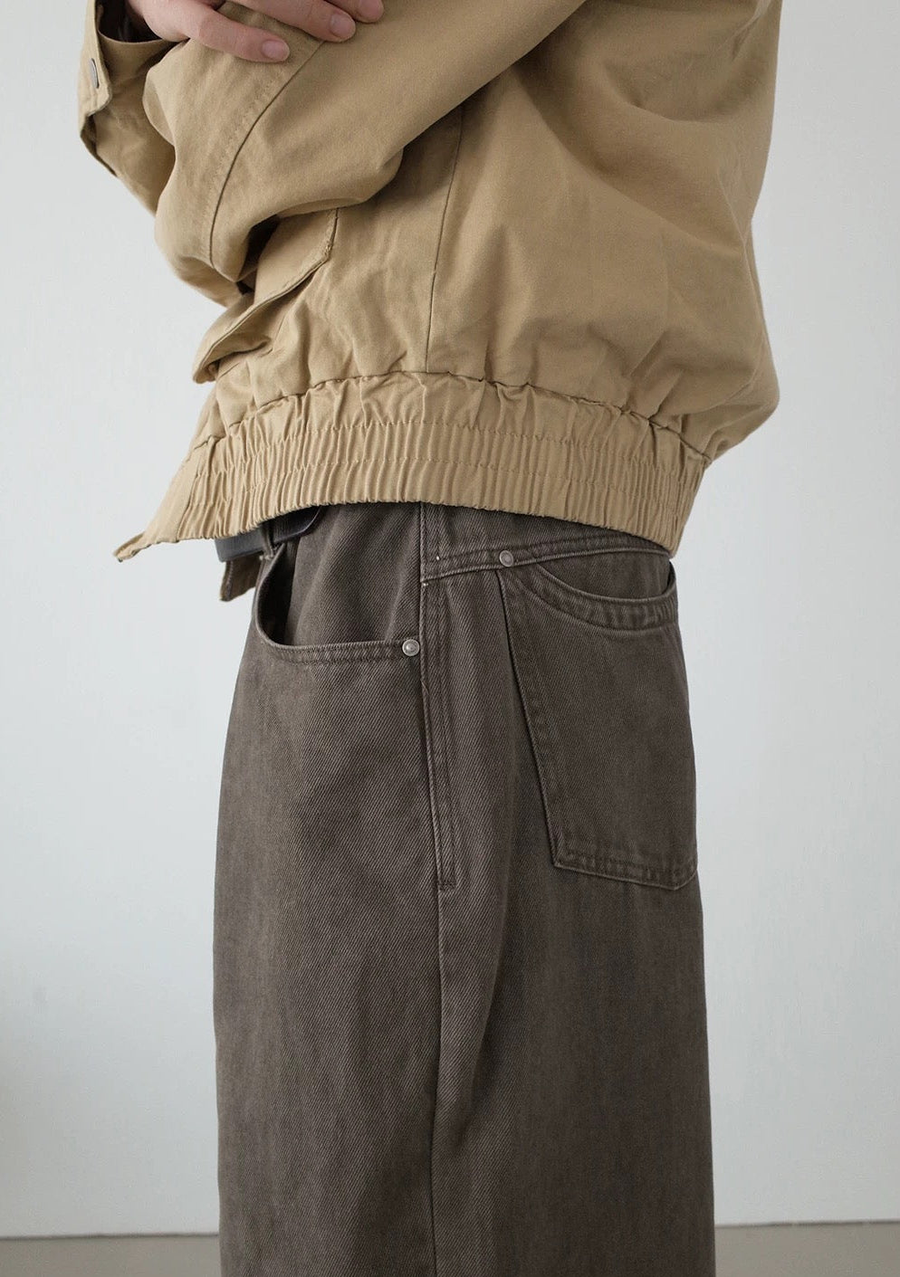 VINTAGE CURVED JEANS