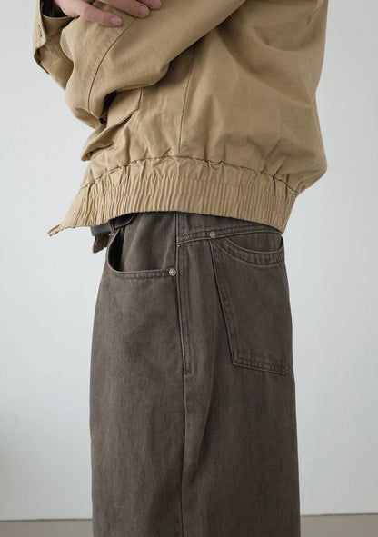 VINTAGE CURVED JEANS
