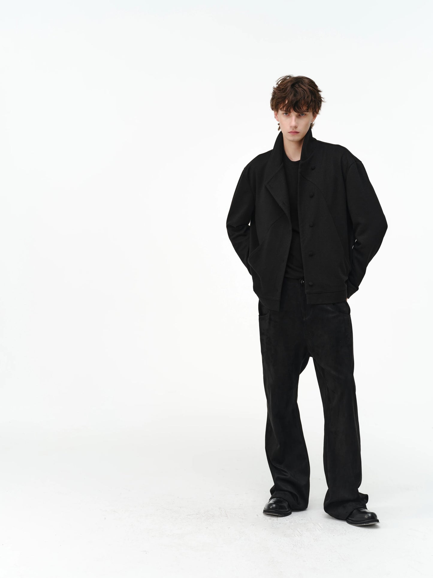 SILK WOOL CARDIGAN SHIRT