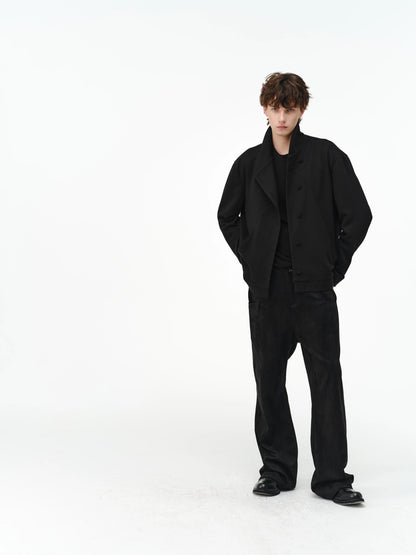 SILK WOOL CARDIGAN SHIRT