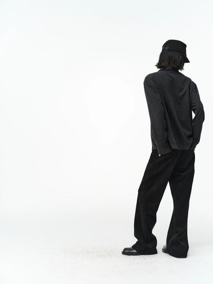 SILK WOOL CARDIGAN SHIRT