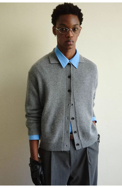 MERINO WOOL CASHMERE BLEND SWEATER